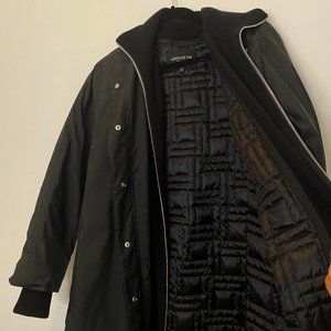 LAFAYETTE 148 New York, Lawrence Detachable Combo Down Coat, size small , black